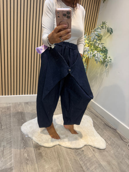 Dressy Wrap Front Trousers
