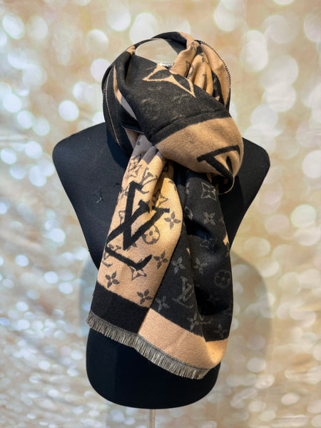 Inspired Wooly Cashmere Feel  Scarf