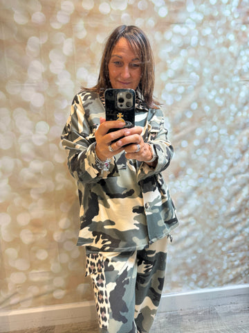Camo / Leopard Shacket