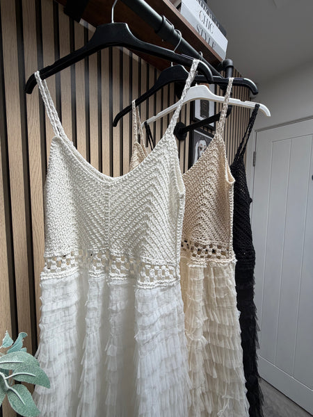 Crochet / Tulle Dress