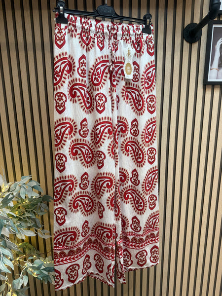 Paisley Palazzo  trousers