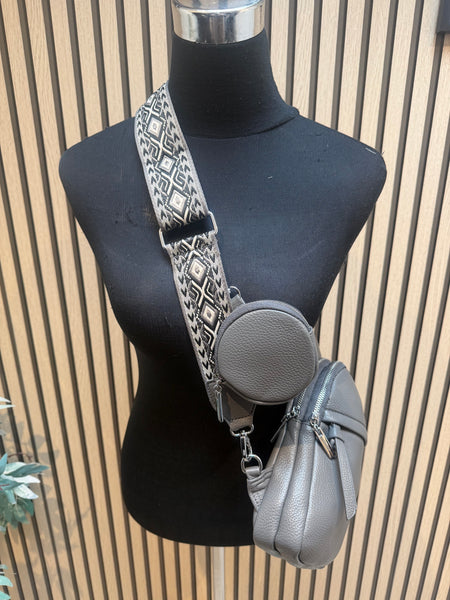 Small Across body Bag with tapestry strap