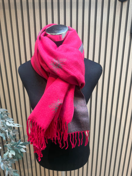 Double sided Wooly scarves