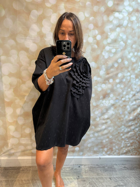 Corsage Scuba Dress
