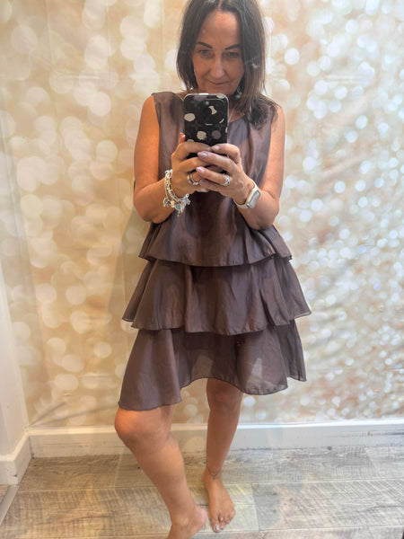 Studio Silky Tiered  Dress