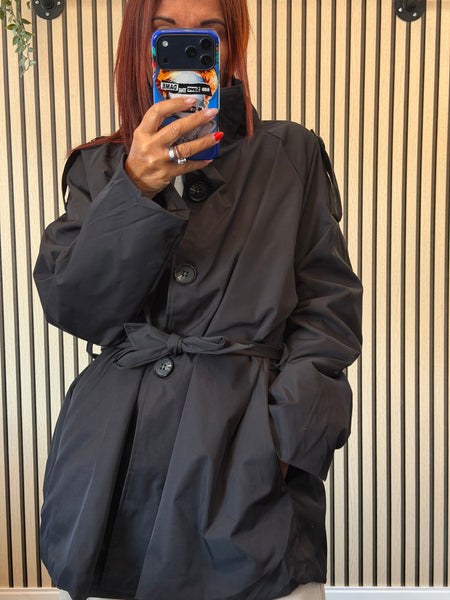 Curve Belted Trench Coat