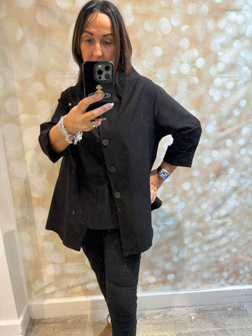 ID Swing Slash Neck Jacket
