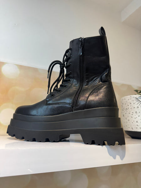 Chunky Sole Lace up  Boot
