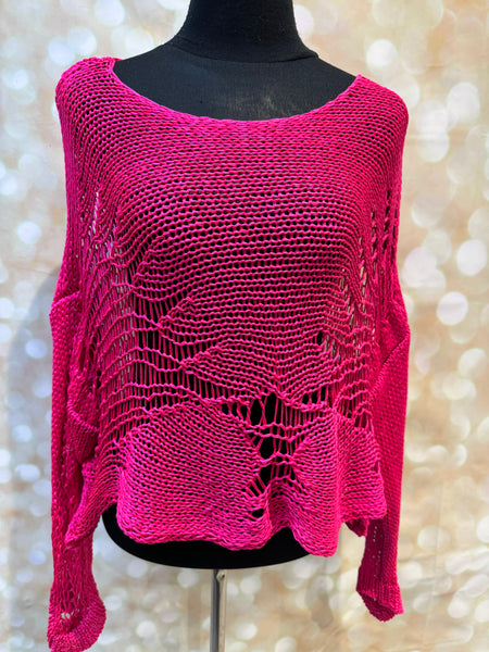 Laddered Silky Knit Jumper