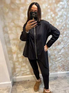 ID Asymetrical Zip Shirt