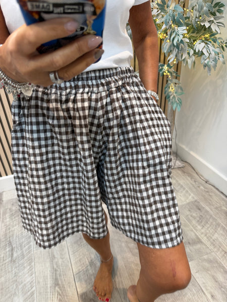 Gingham floaty  Shorts