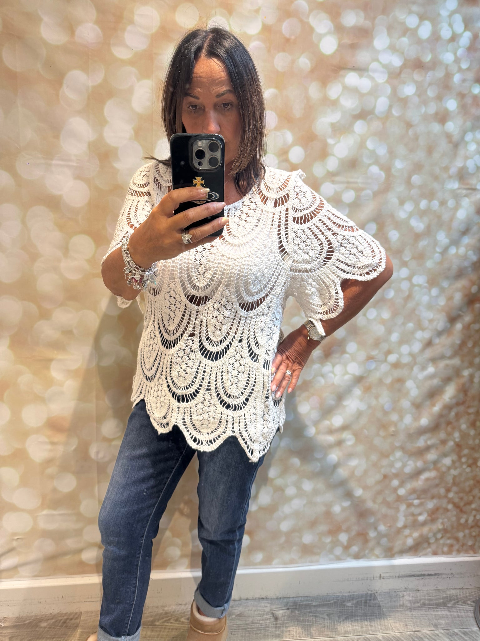 Crochet Art Deco Top /Jumper