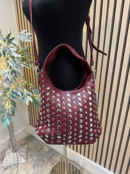 Studded  Bucket Bag