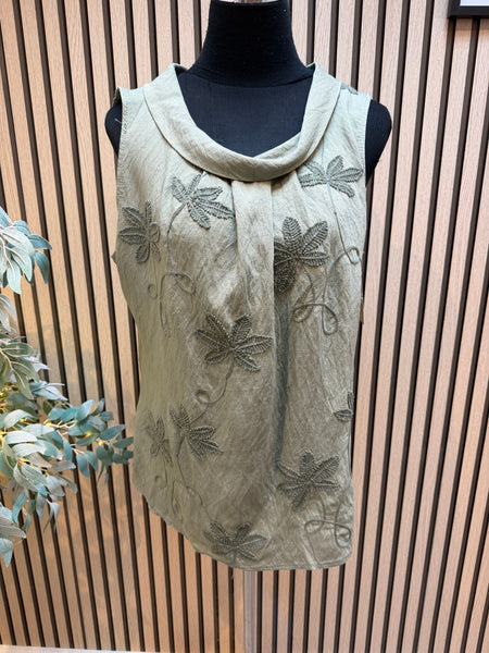 Floral  Boat Neck Top