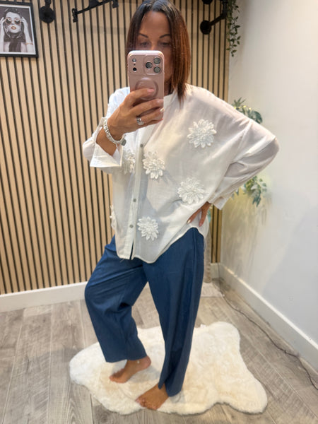 Straight Leg Denim trousers