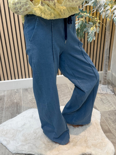 Wide Leg Jogger Style Jeans