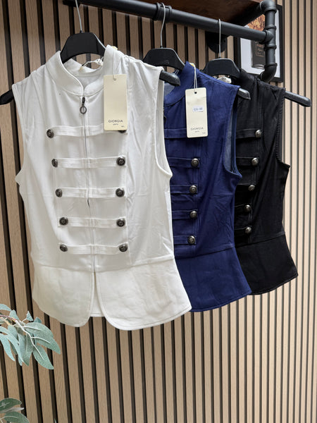 Jersey Military Waistcoat