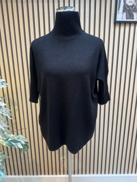 Soft knit Ribbed Neck Jumper