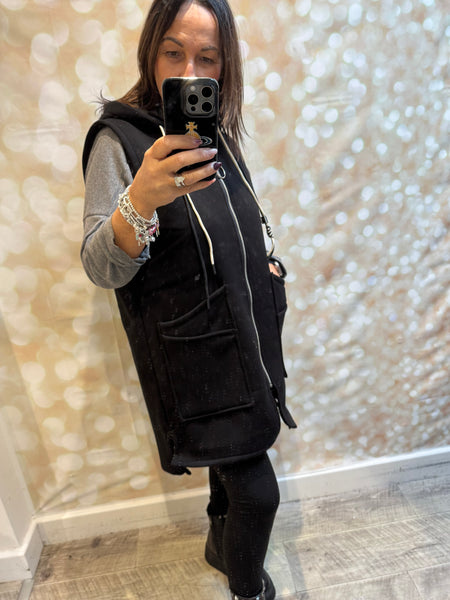 Studio Hooded Sweat  Gilet