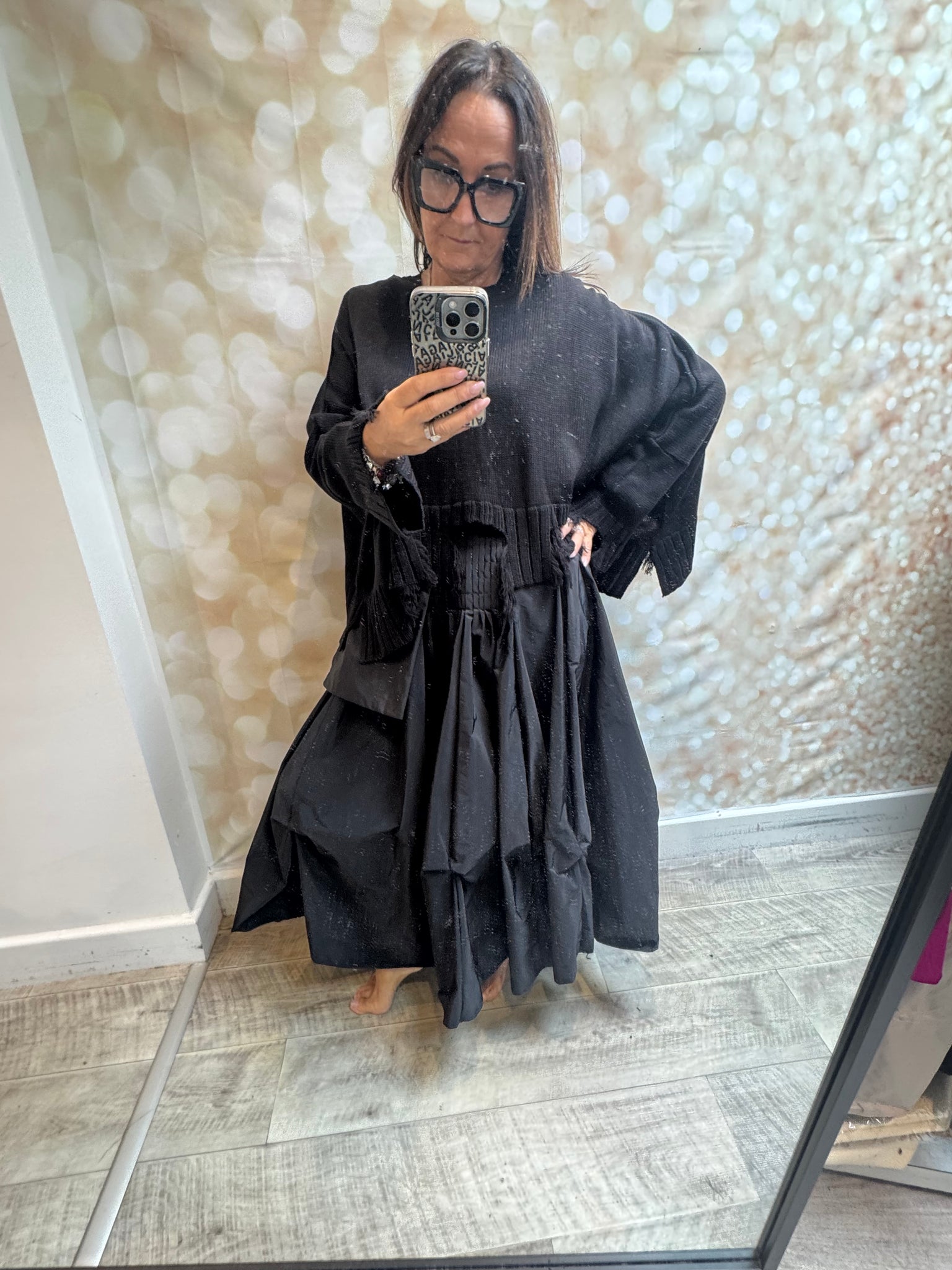ID Distressed Cropped Jumper