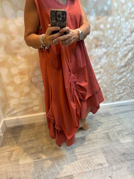 Studio Rouched swing dress