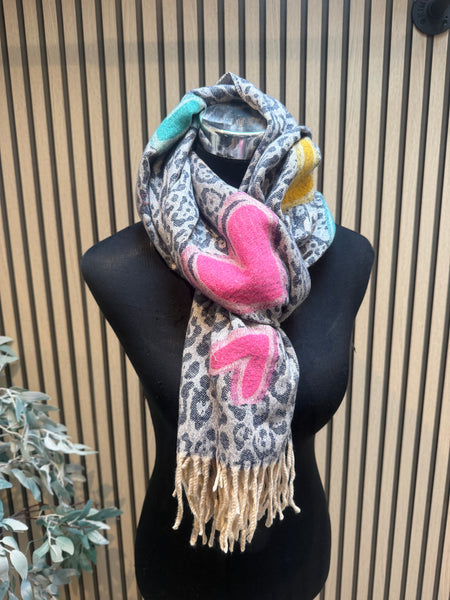 Double sided Wooly scarves