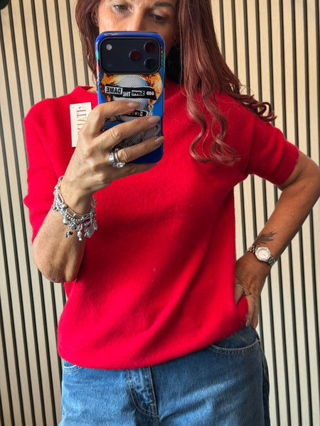Soft Touch Jumper with short sleeves
