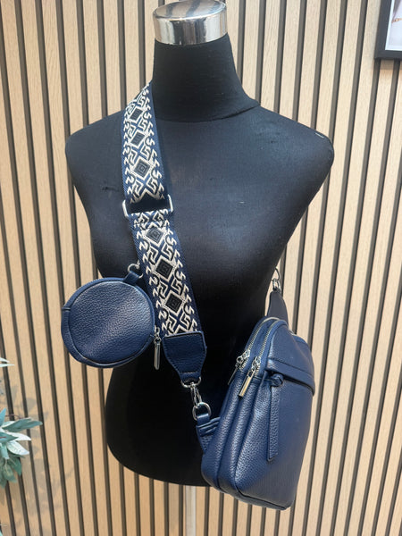 Small Across body Bag with tapestry strap