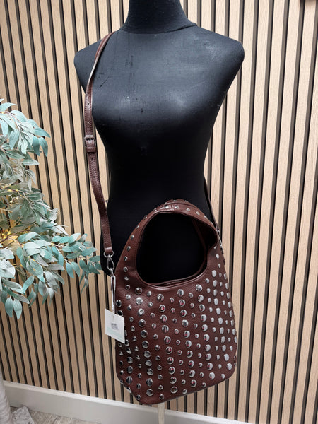 Studded Bucket  Bag