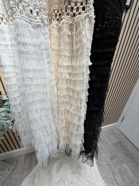 Crochet / Tulle Dress