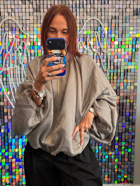 Bubble Sleeve  Oversized Jacket