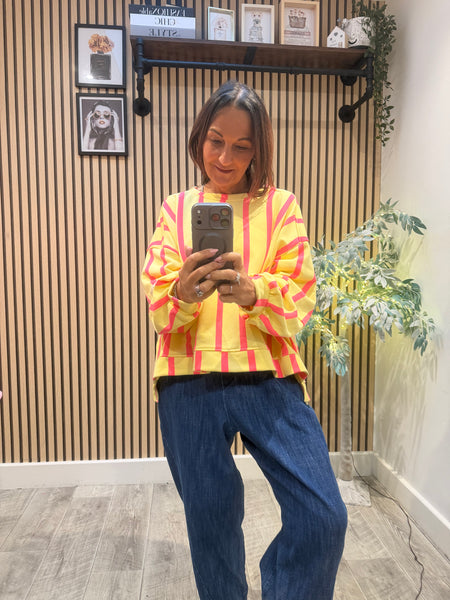 Studio Denim Tapered Leg Trousers