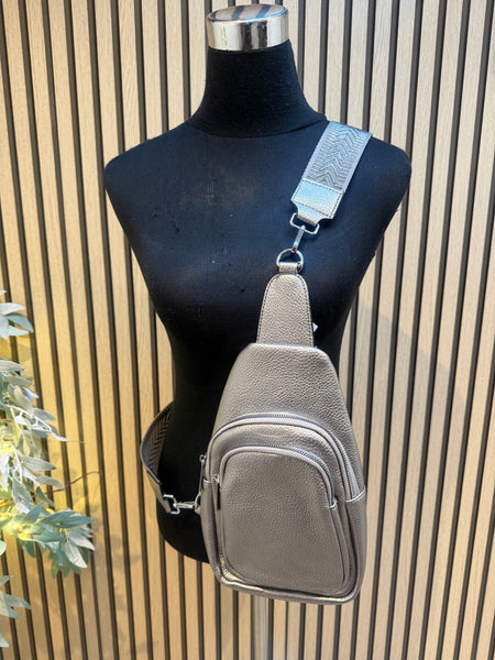 Across body Bag with tapestry strap