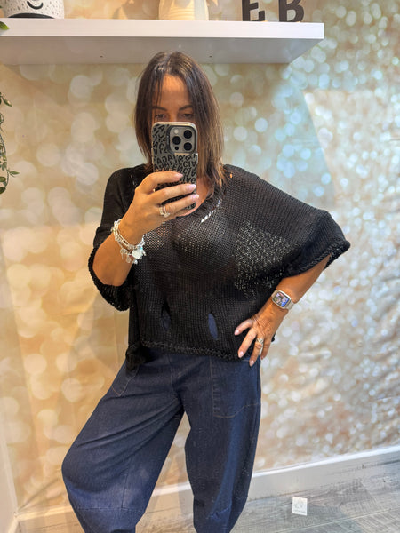 Silky Knit Boxy Jumper