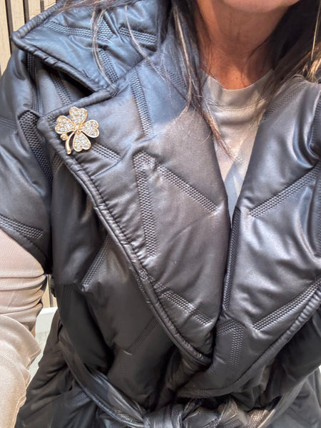 Quilted Belted Gilet