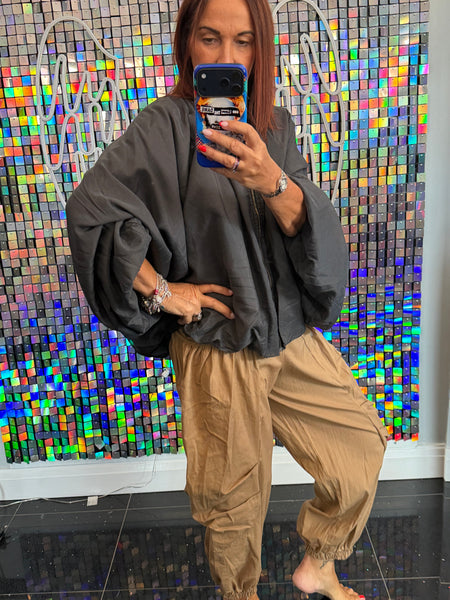 Bubble Sleeve  Oversized Jacket