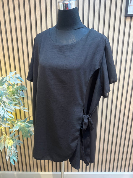 Crinkle Top with Tie detail