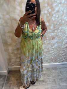 Studio Embellished Ombre Maxi Dress