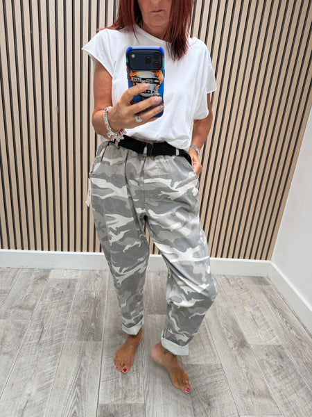 Magic Camo Belted Trousers