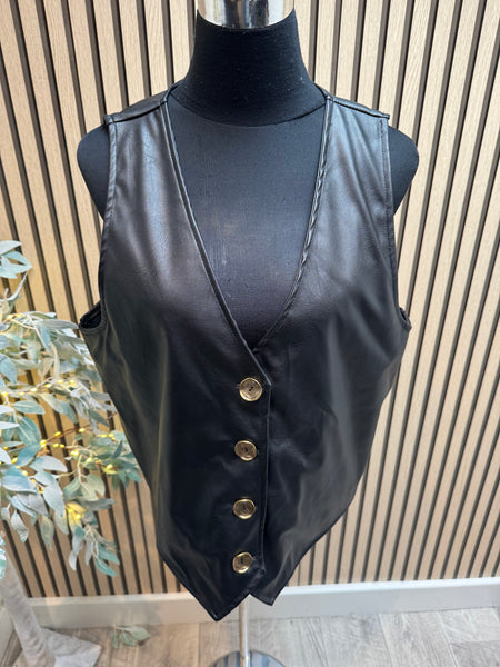 Studio Pleather Waistcoat
