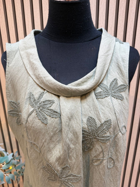 Floral  Boat Neck Top