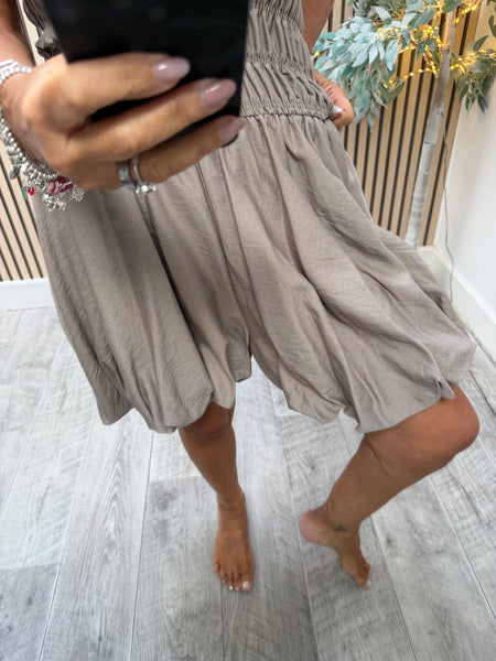 Bandeau Top puff leg  Playsuit
