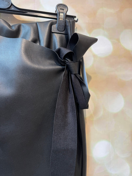 Pleather Pencil  Skirt