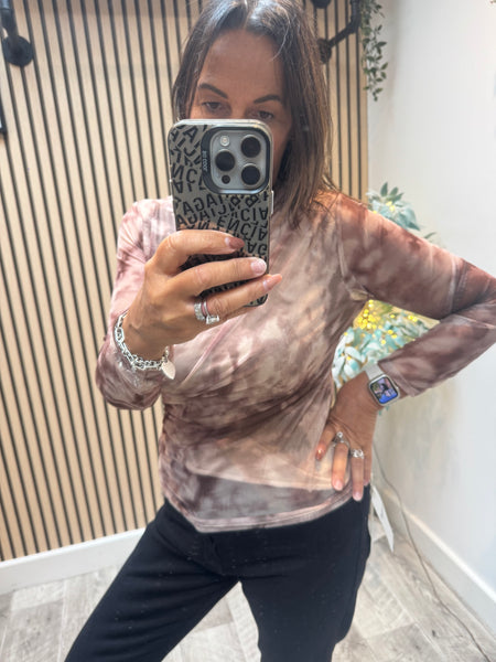 Studio Sheer Rouched  Top