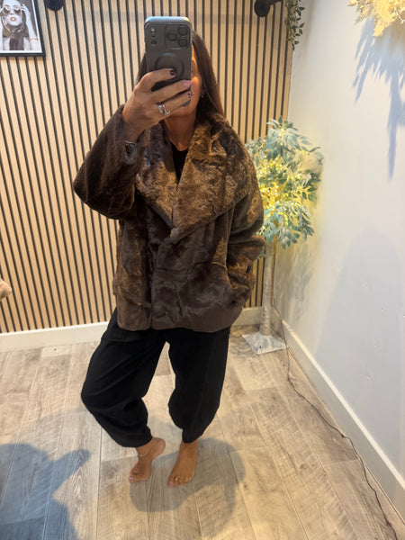 Soft Fur Cropped Jacket