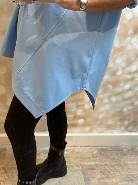 Scuba Sweatshirt with diamante bow