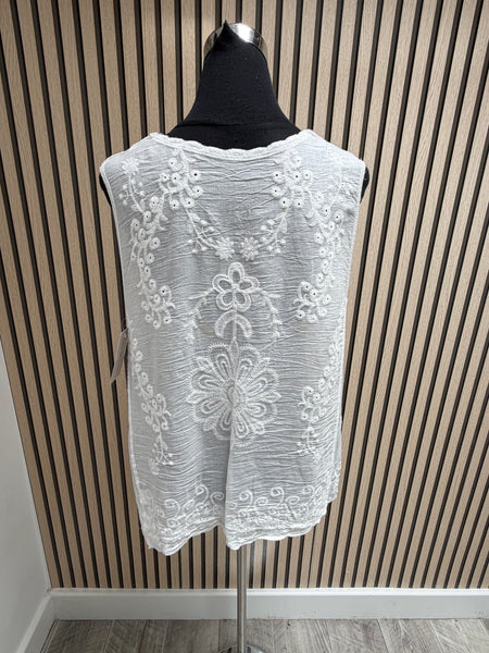 Embroidered Vest