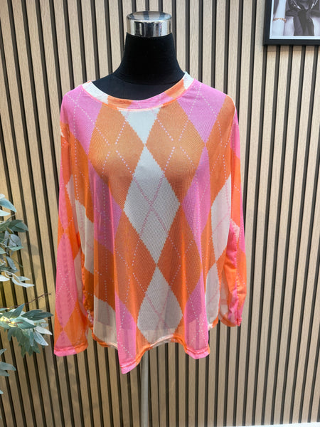 Curve Sheer Layering Top