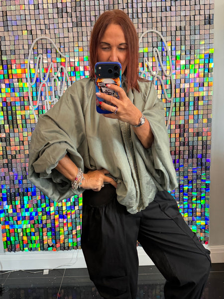 Bubble Sleeve  Oversized Jacket
