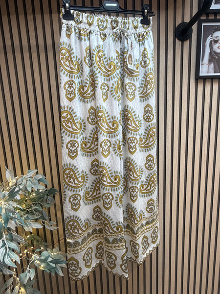 Paisley Palazzo  trousers